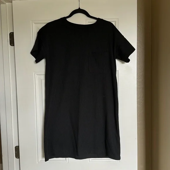 Women's Madewell Tee Dress, Size X-Small - Black